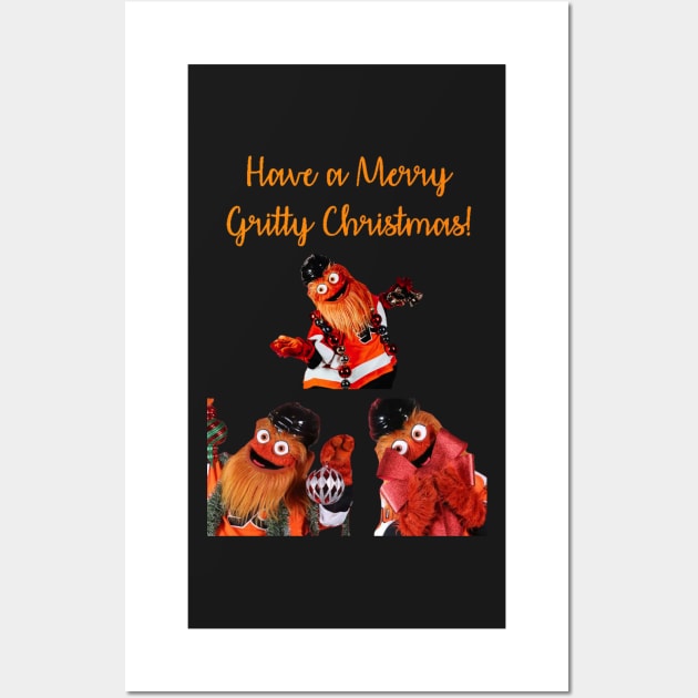 have a merry gritty christmas Wall Art by cartershart